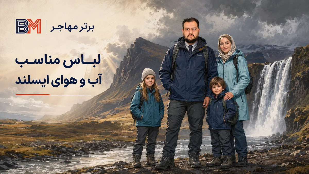 لباس مناسب آب و هوای ایسلند برای سفر در چهار فصل