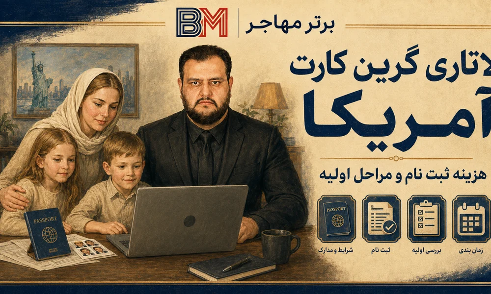 هزینه ثبت نام لاتاری و مراحل مهاجرت به آمریکا
