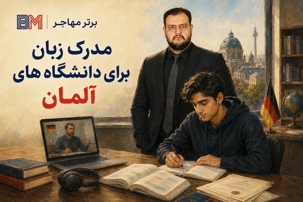 مدرک زبان آلمانی و انگلیسی برای پذیرش دانشگاه های آلمان