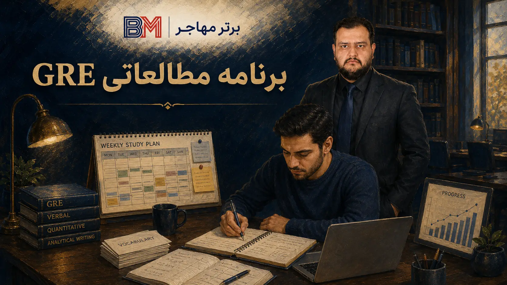 برنامه ریزی مطالعه برای کسب نمره هدف در آزمون GRE