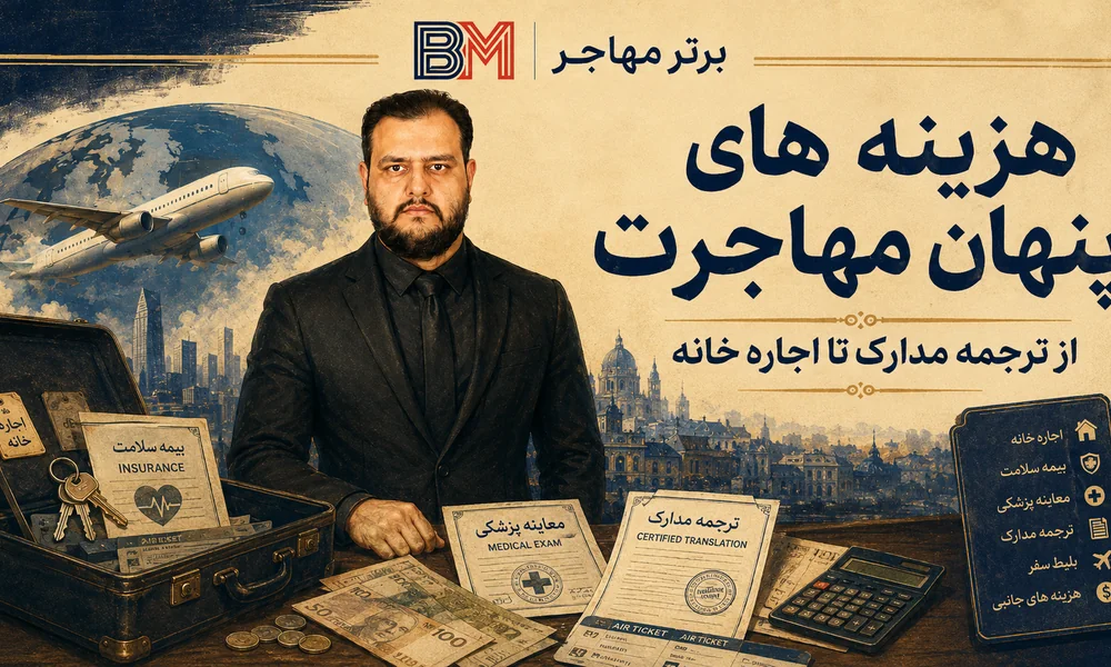 هزینه های پنهان مهاجرت از ترجمه مدارک تا اجاره خانه