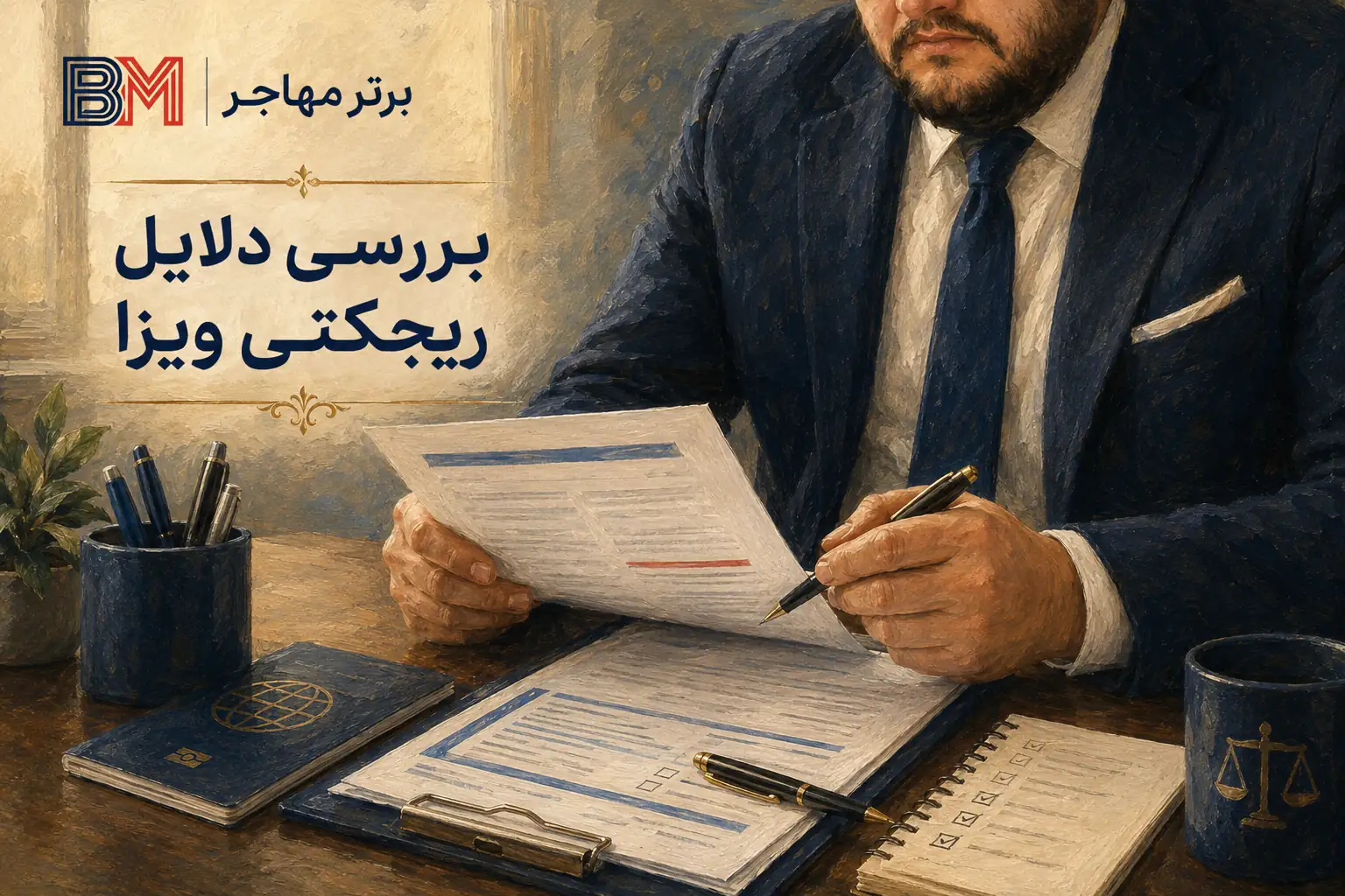 بررسی دلایل ریجکتی ویزا قبل از درخواست مجدد
