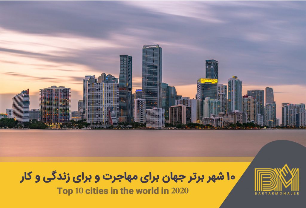 10 شهر برتر جهان برای مهاجرت و برای زندگی و کار