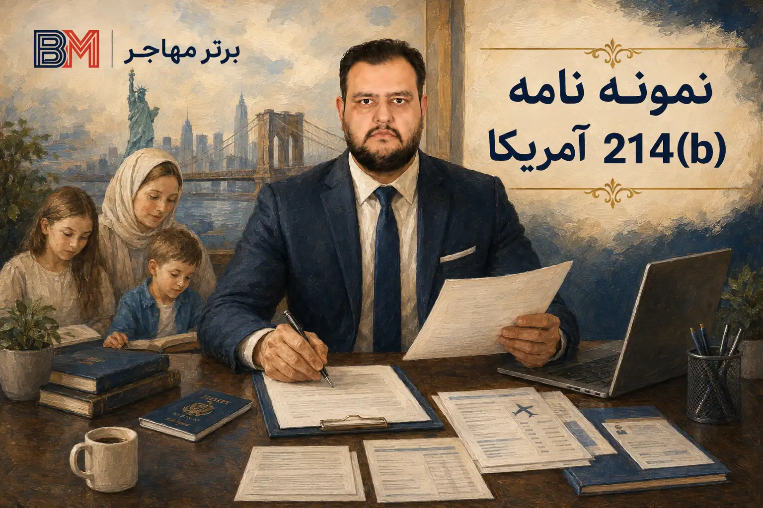 نمونه نامه درخواست مجدد بعد از ریجکتی 214b آمریکا