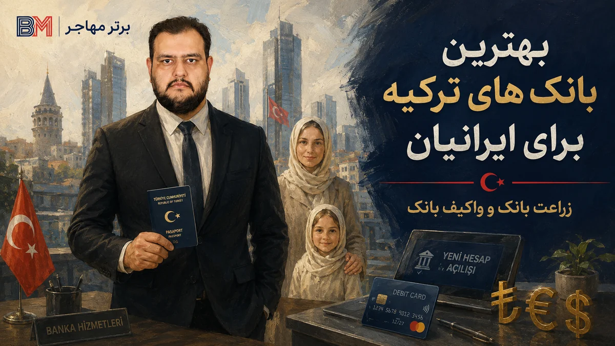 بهترین بانک های ترکیه برای ایرانیان و افتتاح حساب زراعت و واکیف بانک
