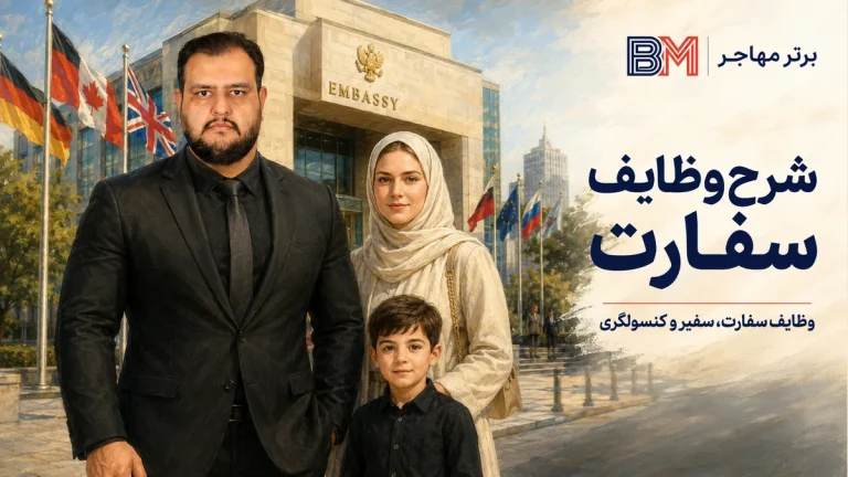 شرح وظایف سفارت چیست؟ وظایف سفیر و کنسولگری | برترمهاجر