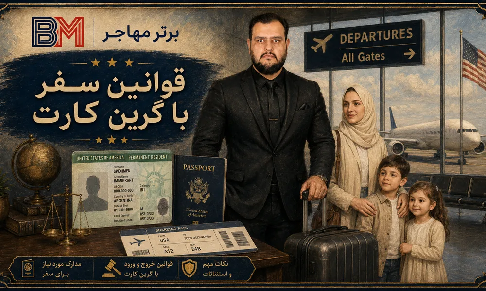 قوانین سفر خارج از آمریکا برای دارندگان گرین کارت