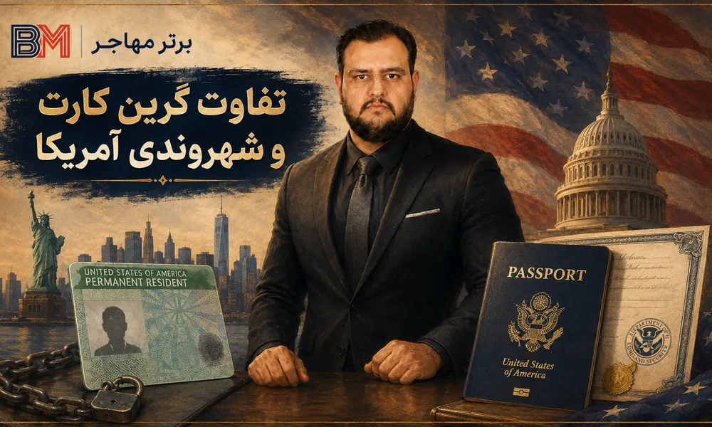 تفاوت گرین کارت و شهروندی آمریکا