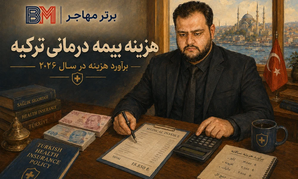 هزینه بیمه درمانی در ترکیه در سال 2026