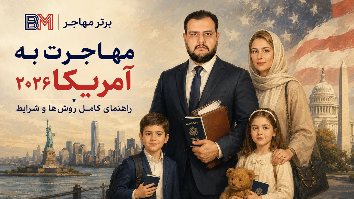 اطلاعات مختلف از مهاجرت به آمریکا در سال 2026