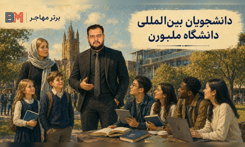 دانشجویان بین المللی دانشگاه ملبورن استرالیا