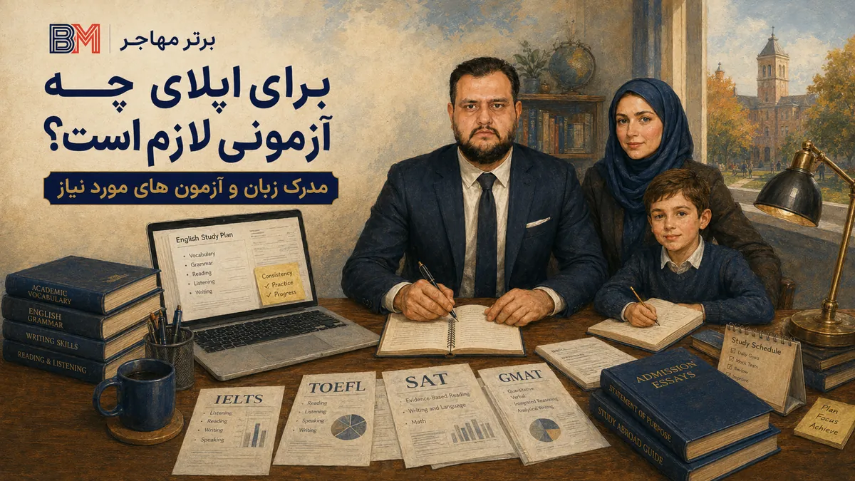 آزمون زبان و آزمون های مورد نیاز برای اپلای تحصیلی