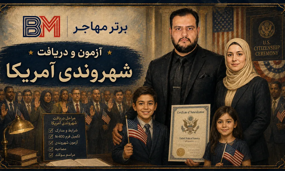 آزمون و دریافت شهروندی آمریکا
