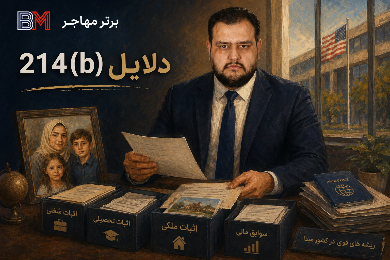دلایل ریجکتی ویزای آمریکا تحت بند 214b