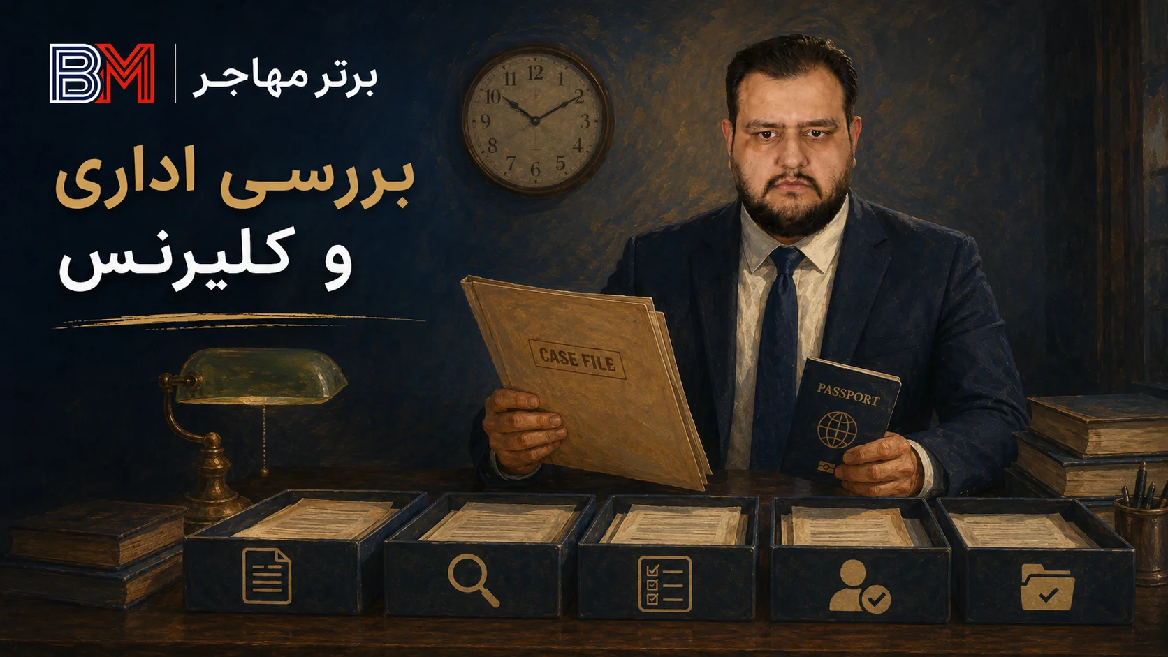 بررسی اداری و کلیرنس پرونده ویزای آمریکا