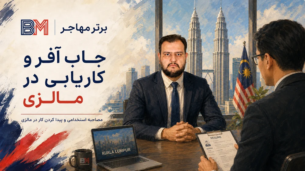 پیدا کردن جاب آفر و کار در مالزی