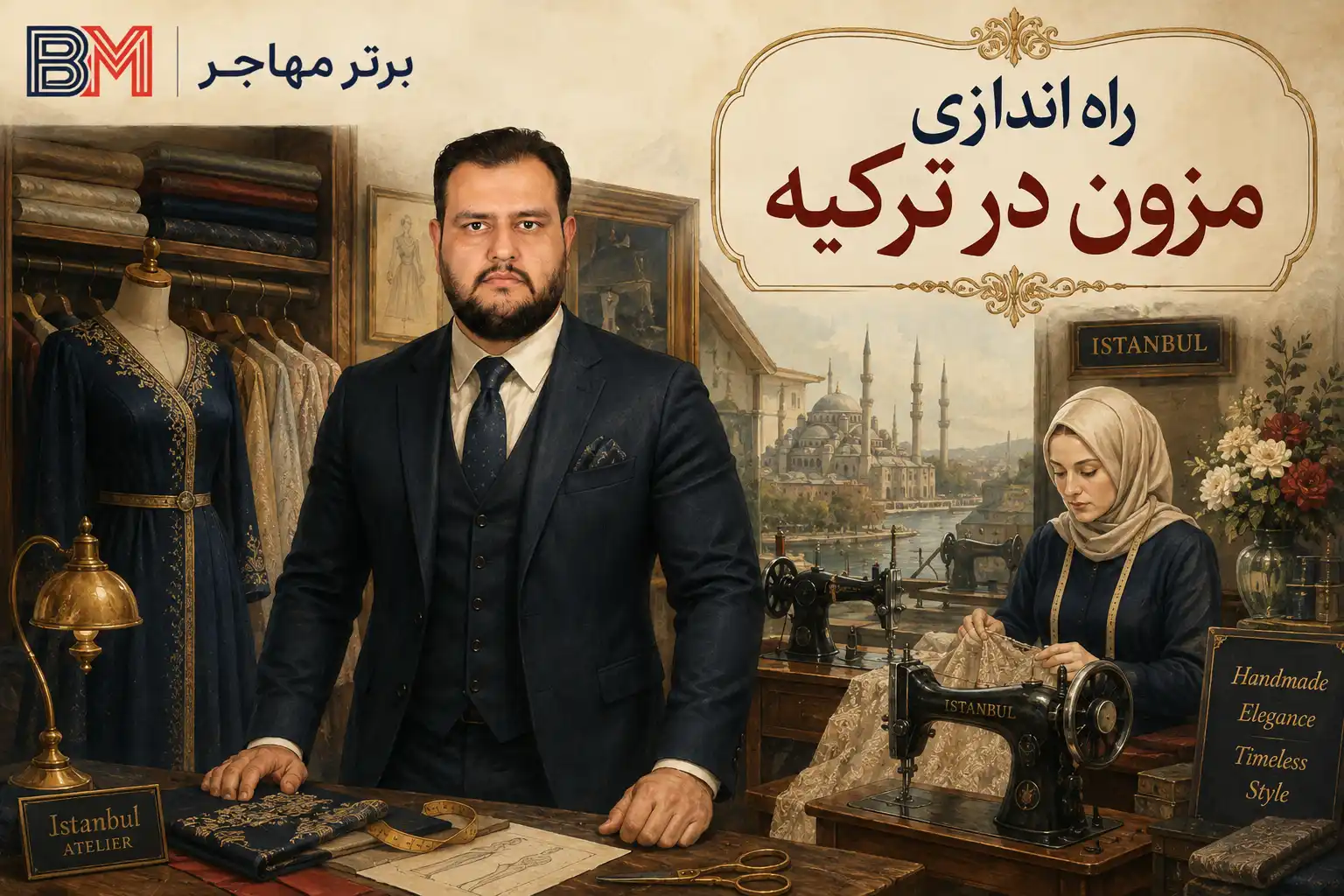 راه اندازی مزون و کارگاه خیاطی در ترکیه