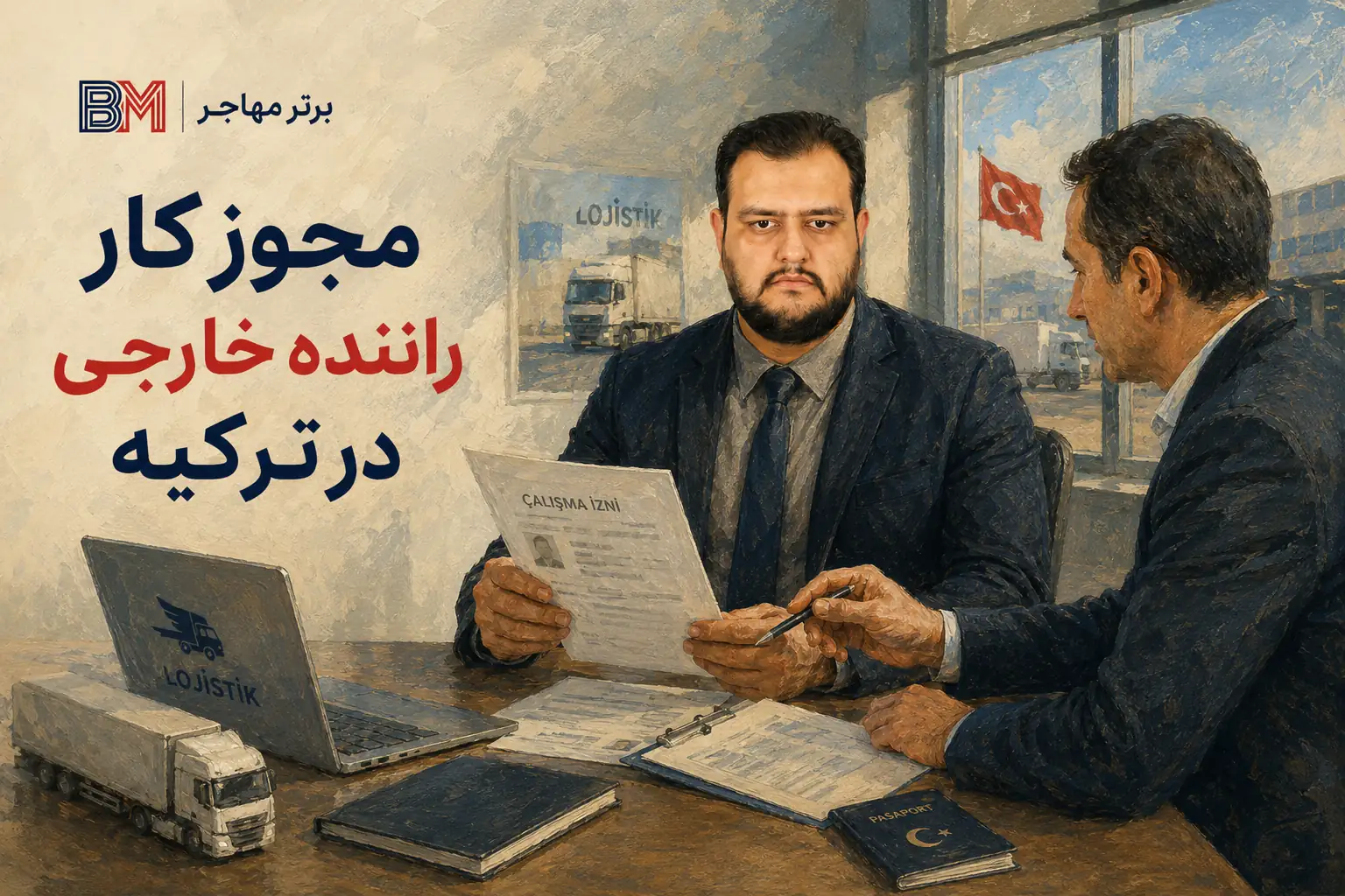 مجوز کار راننده خارجی در ترکیه