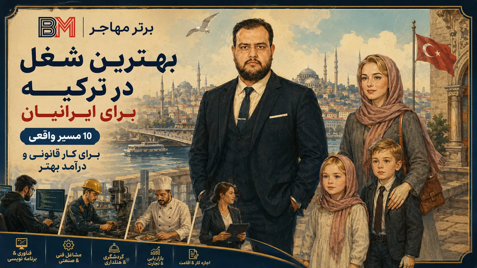 تشخیص پیشنهاد کاری واقعی و کلاهبرداری استخدام در ترکیه