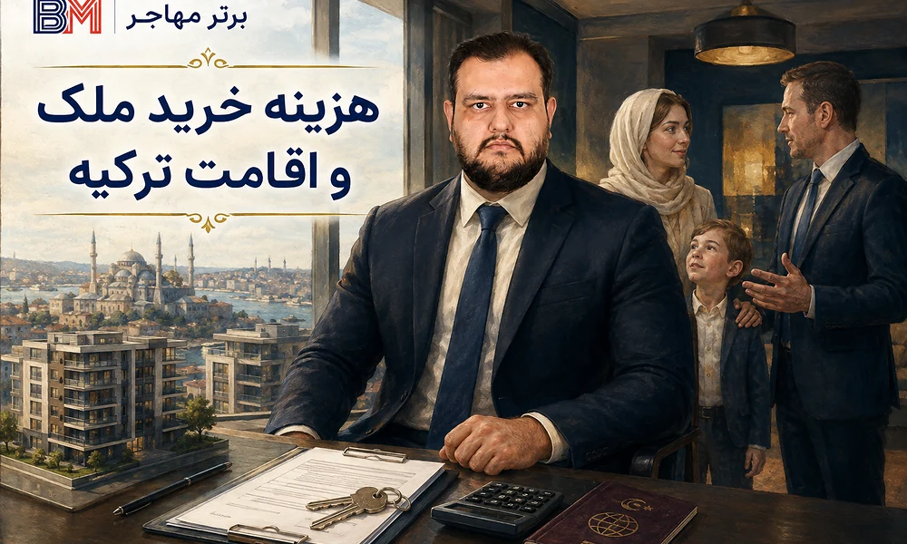 هزینه خرید ملک و دریافت اقامت ترکیه