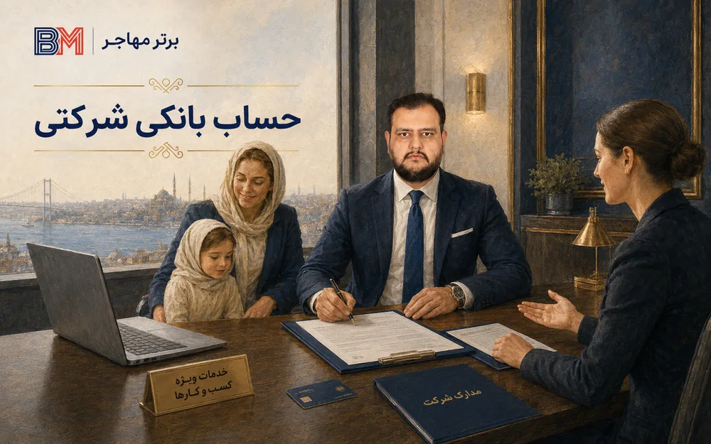 افتتاح حساب بانکی شرکتی پس از ثبت شرکت در ترکیه