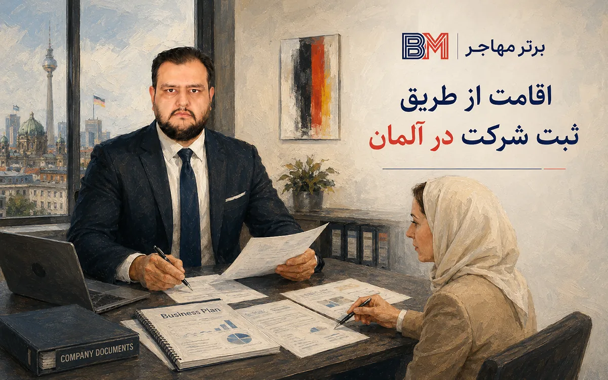 بررسی اقامت آلمان از طریق ثبت شرکت و فعالیت تجاری