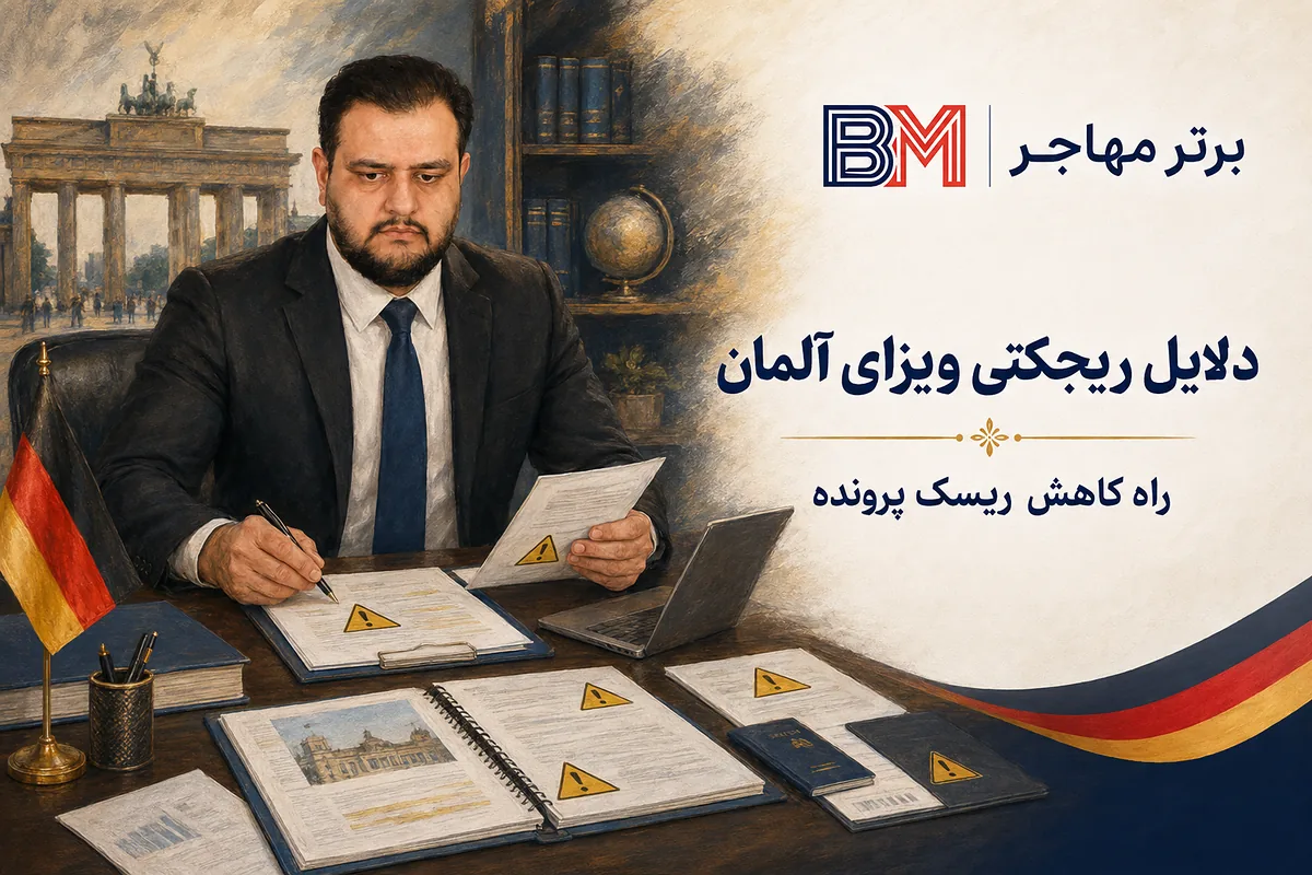 دلایل ریجکتی ویزای آلمان و بررسی ریسک پرونده