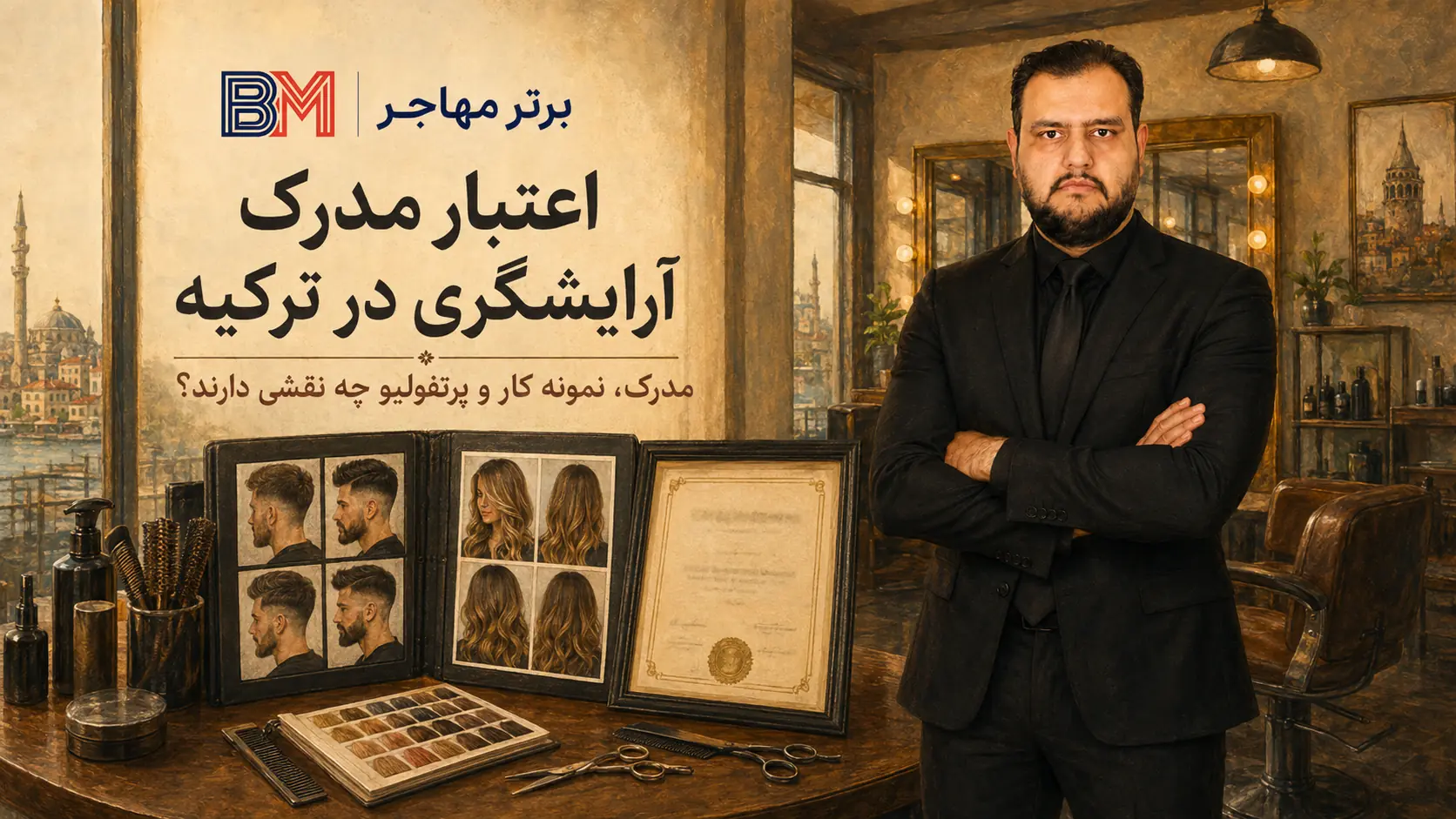 اعتبار مدرک فنی حرفه ای آرایشگری ایران در ترکیه