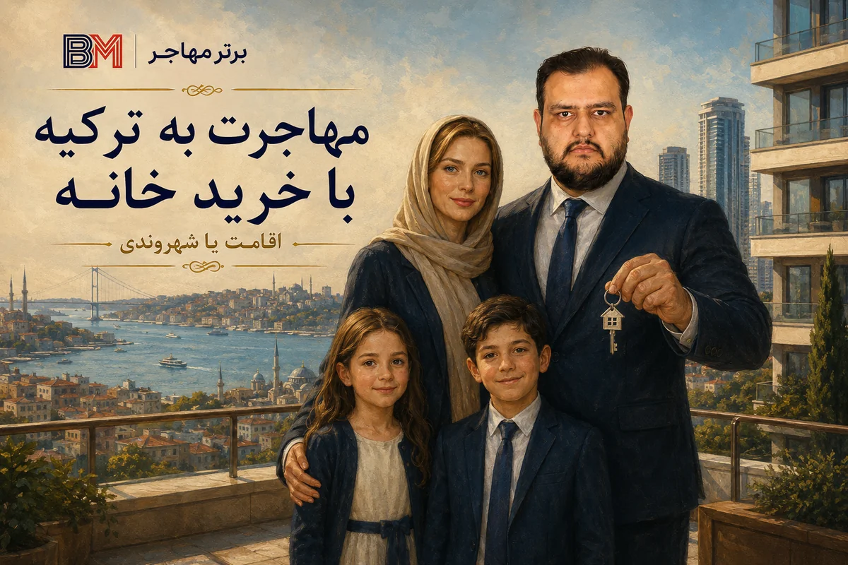 مهاجرت به ترکیه از طریق خرید خانه و دریافت اقامت یا شهروندی