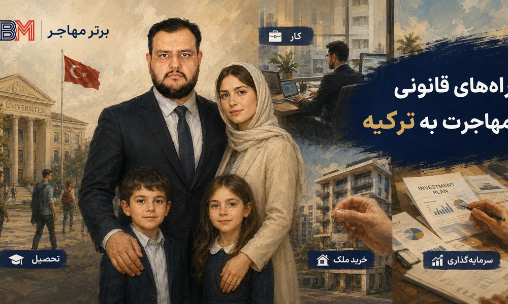 راه های قانونی مهاجرت به ترکیه از طریق تحصیل کار و سرمایه گذاری