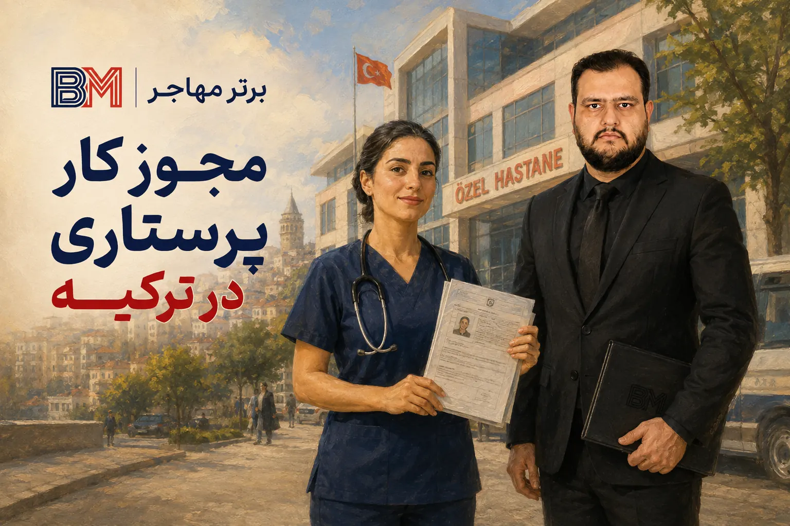 دریافت مجوز کار پرستاری در ترکیه
