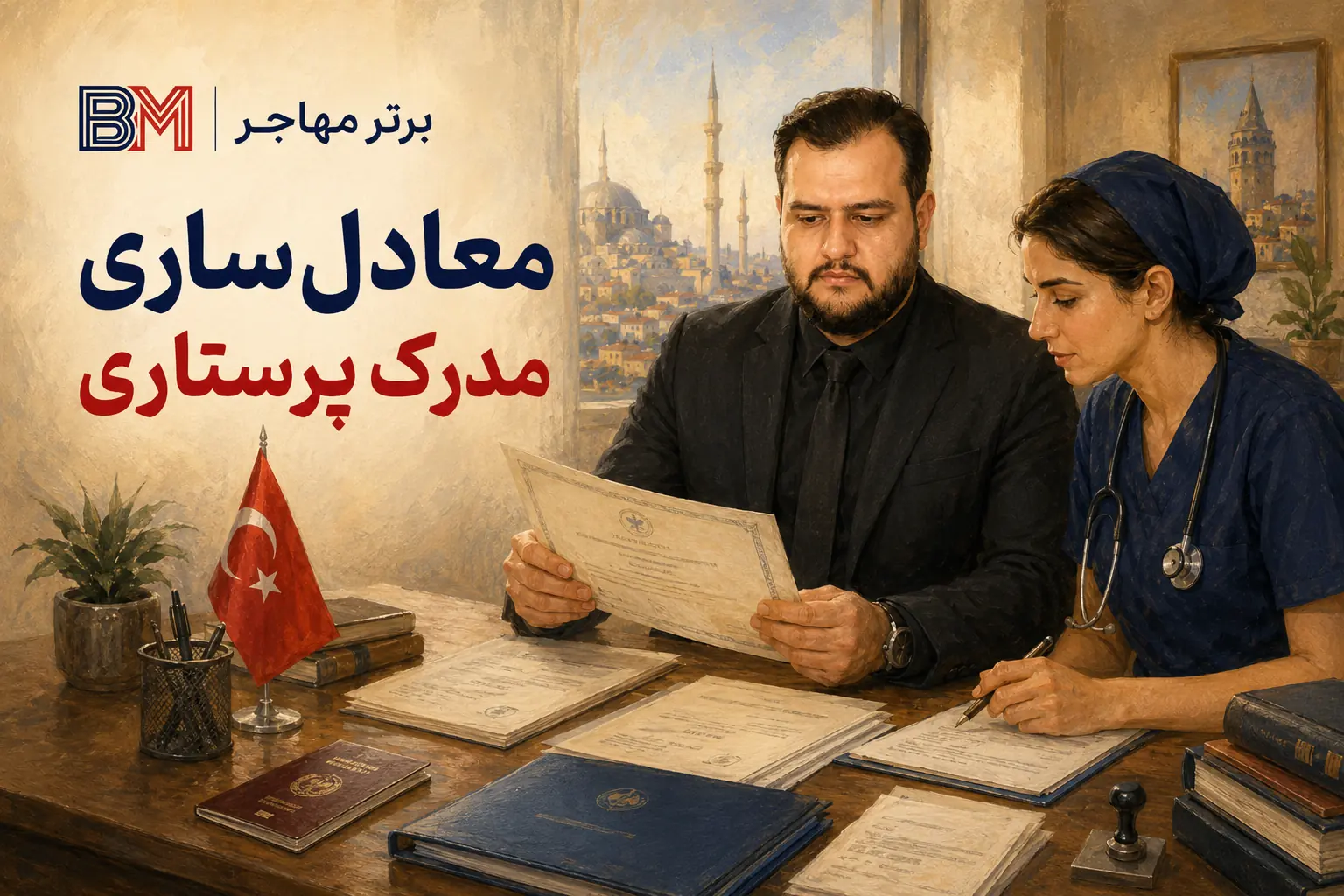 مراحل معادل سازی مدرک پرستاری در ترکیه