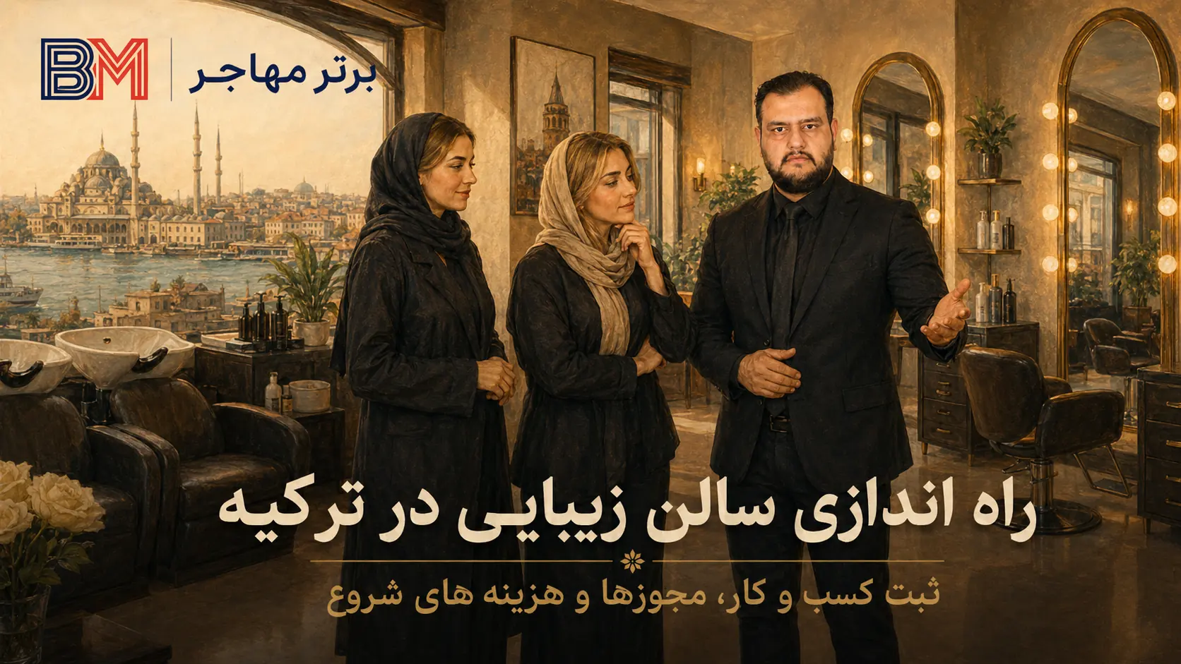 راه اندازی آرایشگاه و سالن زیبایی در ترکیه برای ایرانیان