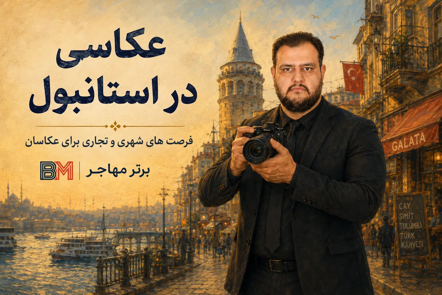 کار عکاسی در استانبول و فرصت های عکاسی شهری و تجاری