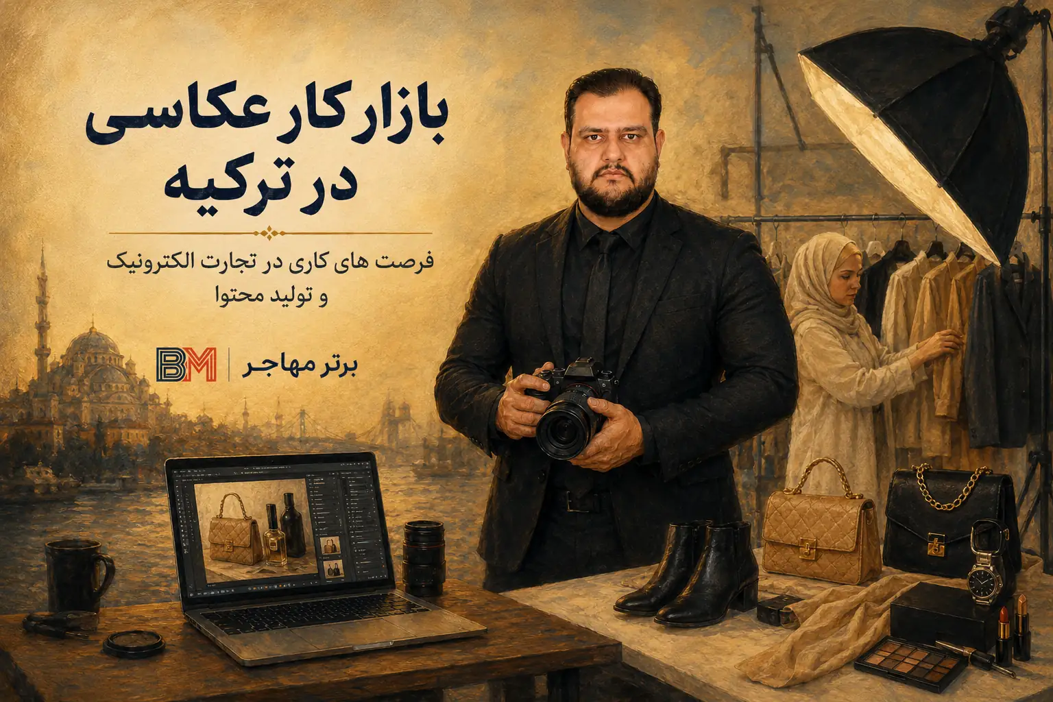 بازار کار عکاسی در ترکیه و تولید محتوای تجاری