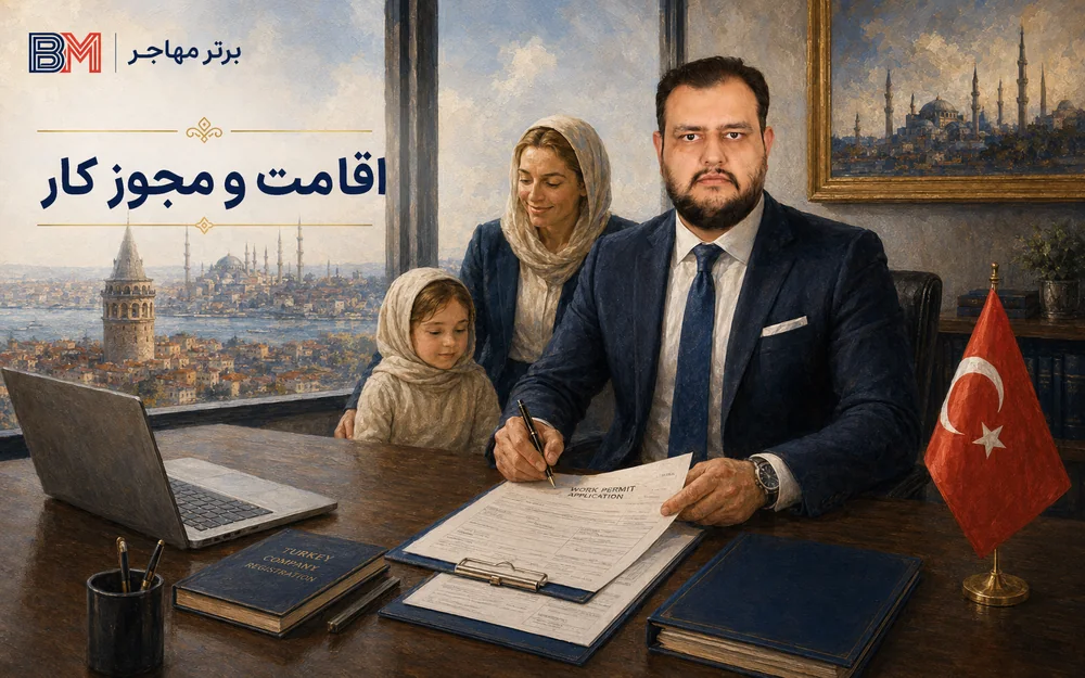 شرایط دریافت مجوز کار از طریق ثبت شرکت در ترکیه
