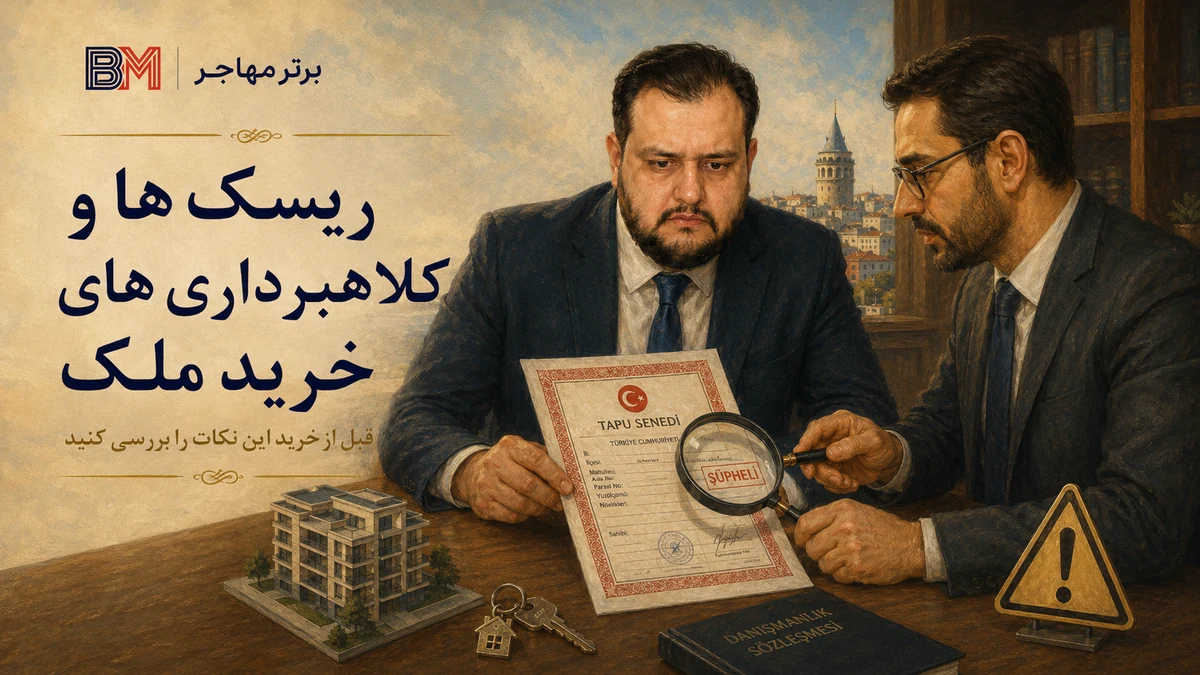 ریسک ها و کلاهبرداری های خرید ملک در ترکیه