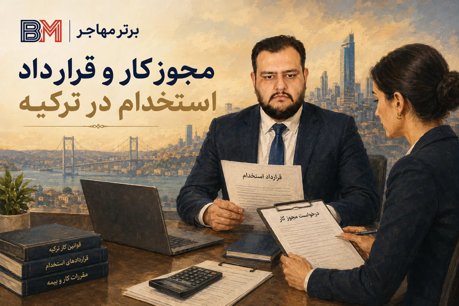 شرایط حقوق و مجوز کار خارجی ها در ترکیه