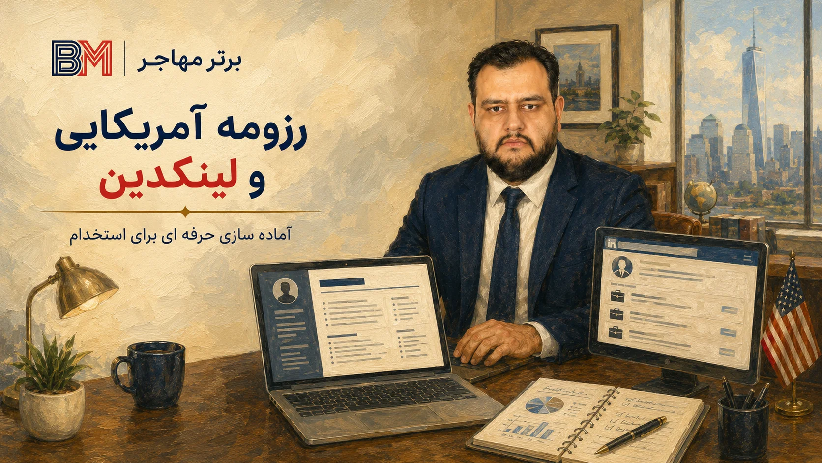 نحوه نوشتن رزومه آمریکایی برای برندگان لاتاری