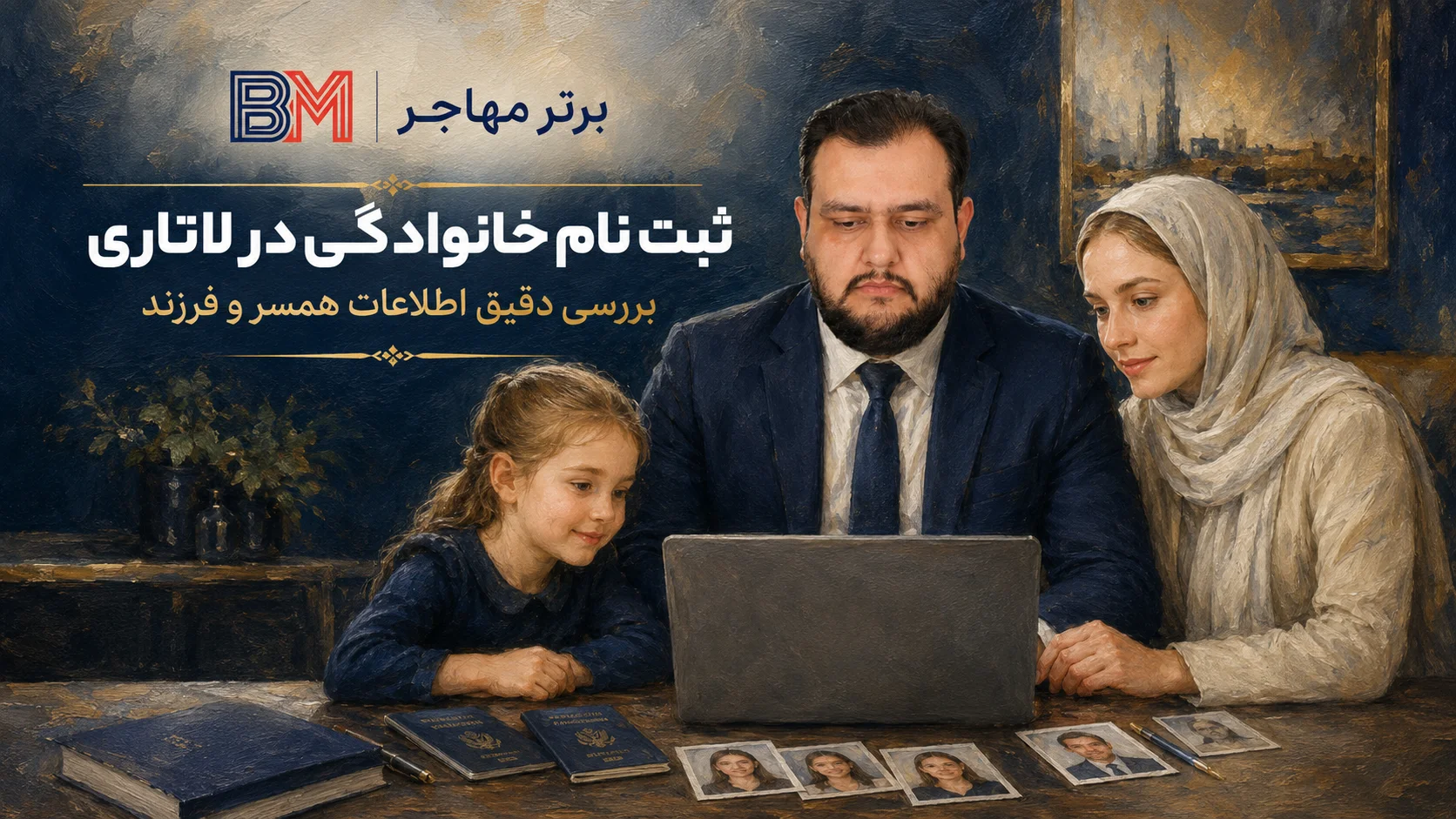 قوانین ثبت همسر و فرزندان در لاتاری آمریکا