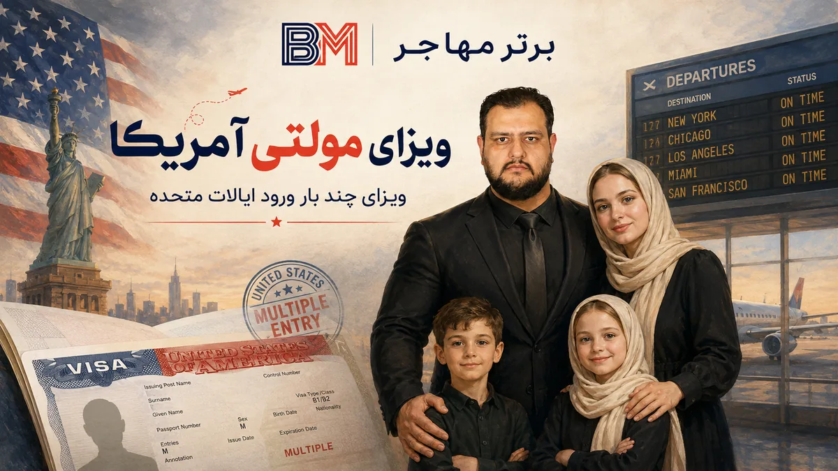 ویزای مولتی آمریکا و ویزای چند بار ورود ایالات متحده