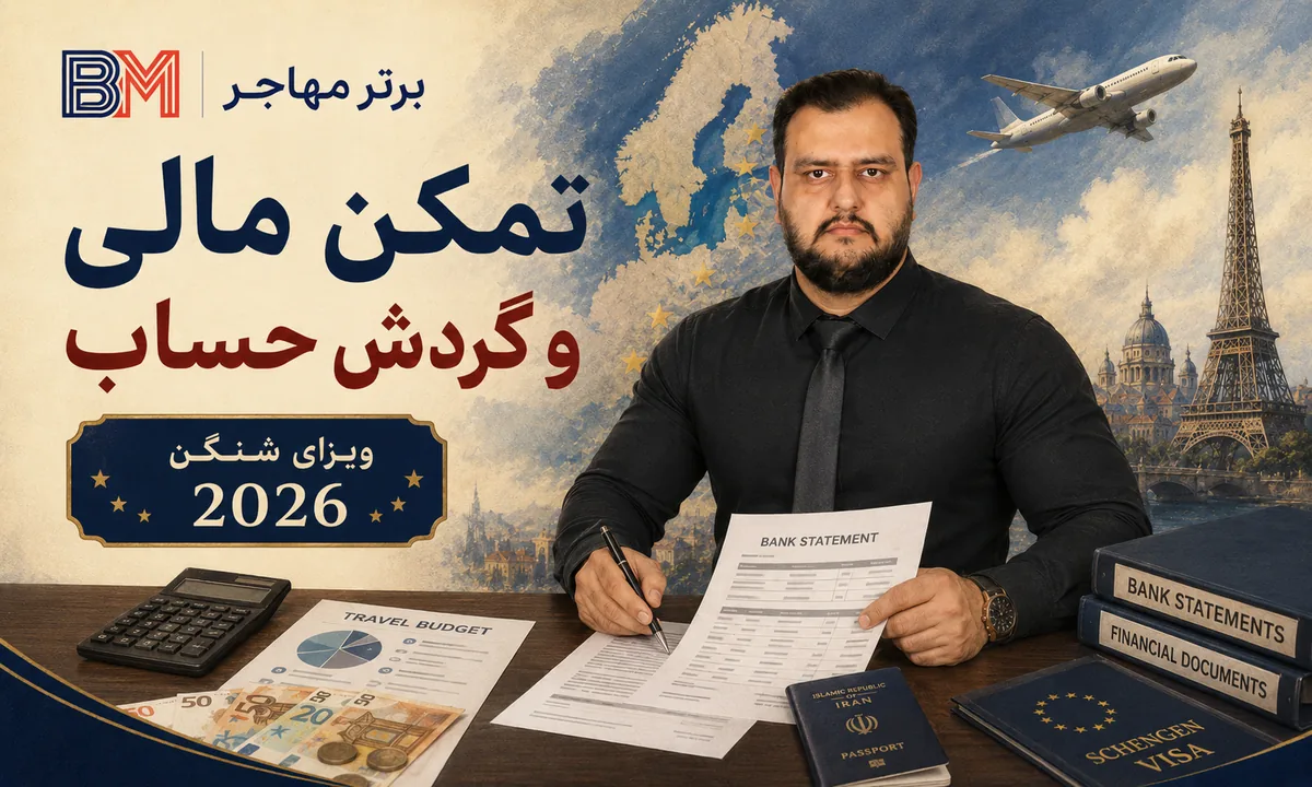 تمکن مالی و گردش حساب ویزای شینگن