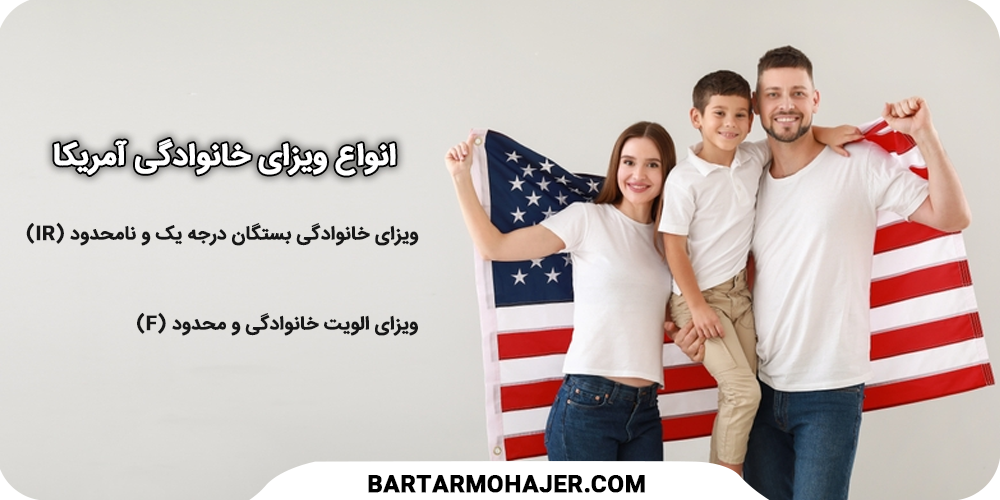 ویزای خانوادگی آمریکا(ویزای والدین آمریکا) انواع ویزای خانوادگی Types-of-family-visas-usa