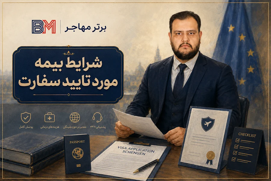 شرایط بیمه مسافرتی مورد تایید سفارت شینگن