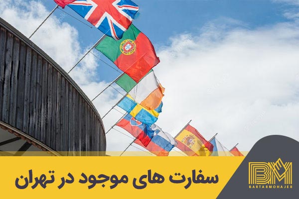 سفارت های موجود در تهران