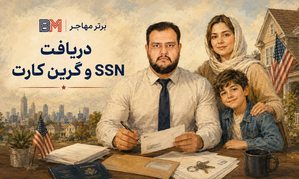 دریافت SSN و گرین کارت برندگان لاتاری