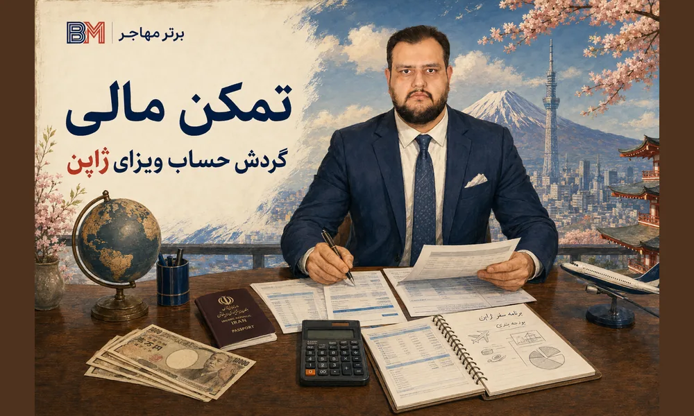 تمکن مالی و گردش حساب ویزای توریستی ژاپن