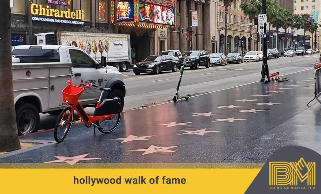 مکان های دیدنی لس آنجلس پیاده‌روی ستاره‌ها (Walk of Fame)