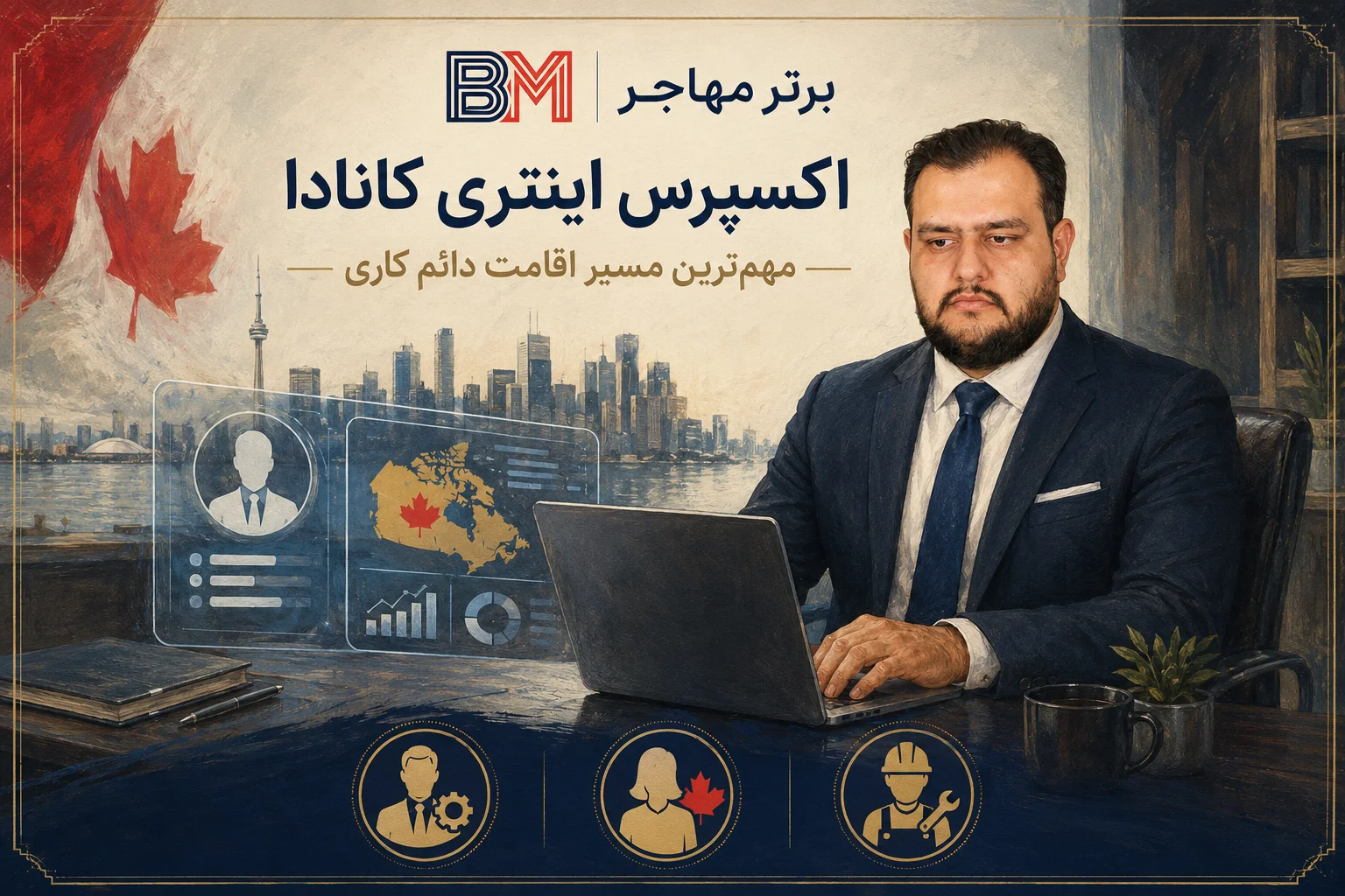 سیستم اکسپرس اینتری کانادا برای مهاجرت نیروی متخصص