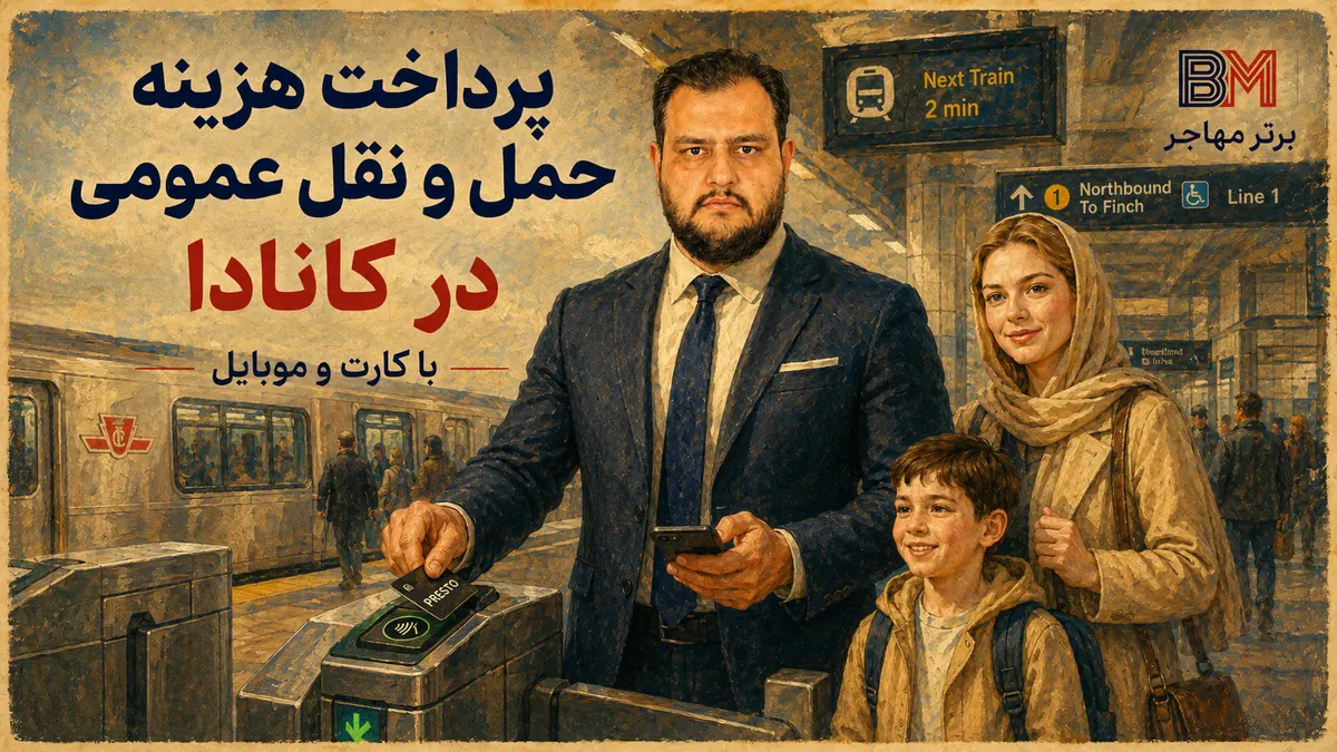 پرداخت هزینه حمل و نقل عمومی در کانادا با کارت و موبایل